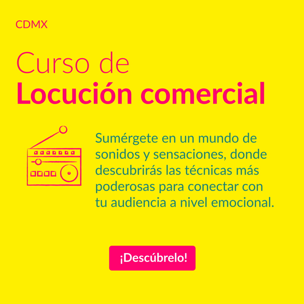 Locución comercial en CDMX