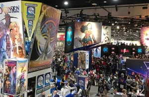 imagen de coleccionistas en Cómic Con